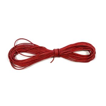 Piros bőrzsinór 2 mm (10 méter)