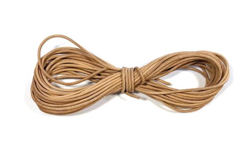 Natúr bőrzsinór 3 mm (10 méter)