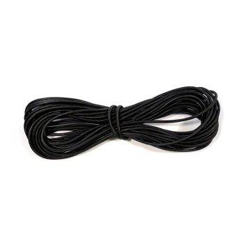 Fekete bőrzsinór 3 mm (10 méter)