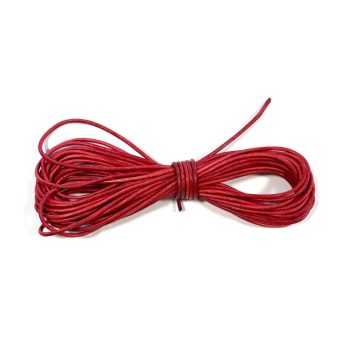 Piros bőrzsinór 3 mm (10 méter)