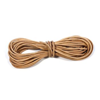 Natúr bőrzsinór 4 mm (10 méter)