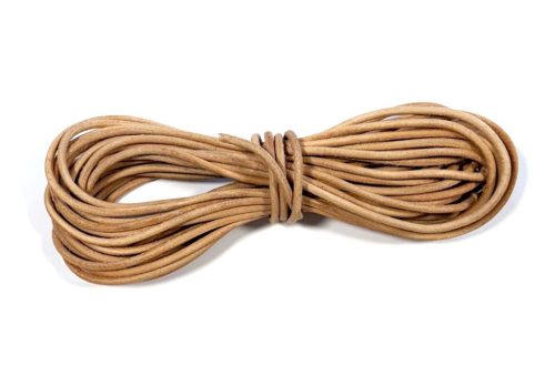 Natúr bőrzsinór 4 mm (10 méter)