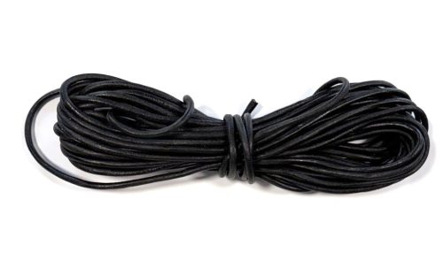 Fekete bőrzsinór 4 mm (10 méter)