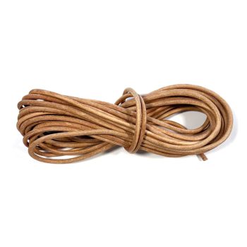 Natúr bőrzsinór 5 mm (10 méter)