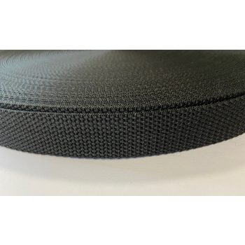 Fekete erősített heveder 30mm/2mm 50 méter