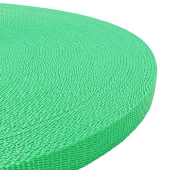   Neon Zöld erősített heveder 15mm/2mm  50 MÉTER    KIÁRUSÍTÁS