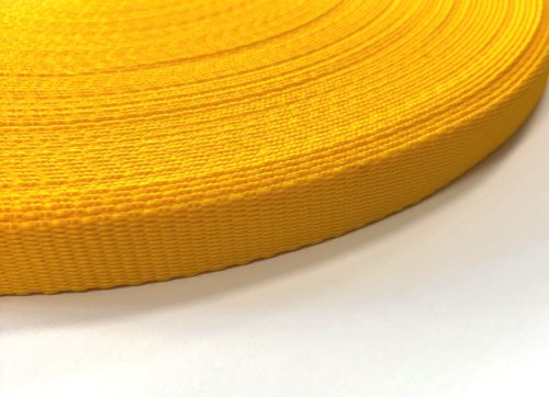 Sárga erősített heveder 20mm/2mm 50 MÉTER KIÁRUSÍTÁS