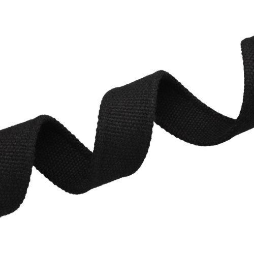Fekete pamut heveder 30 mm 25 méter